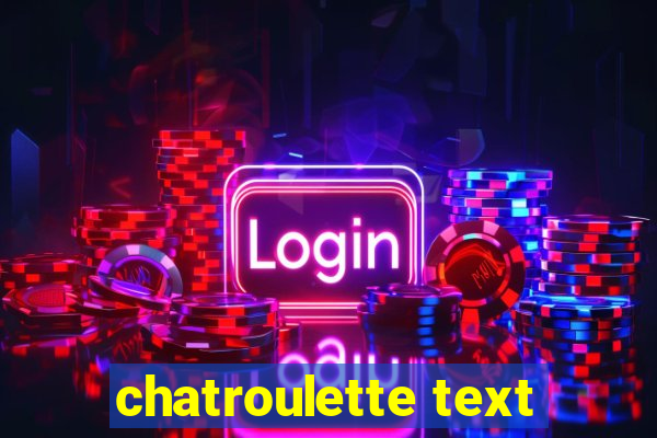 chatroulette text